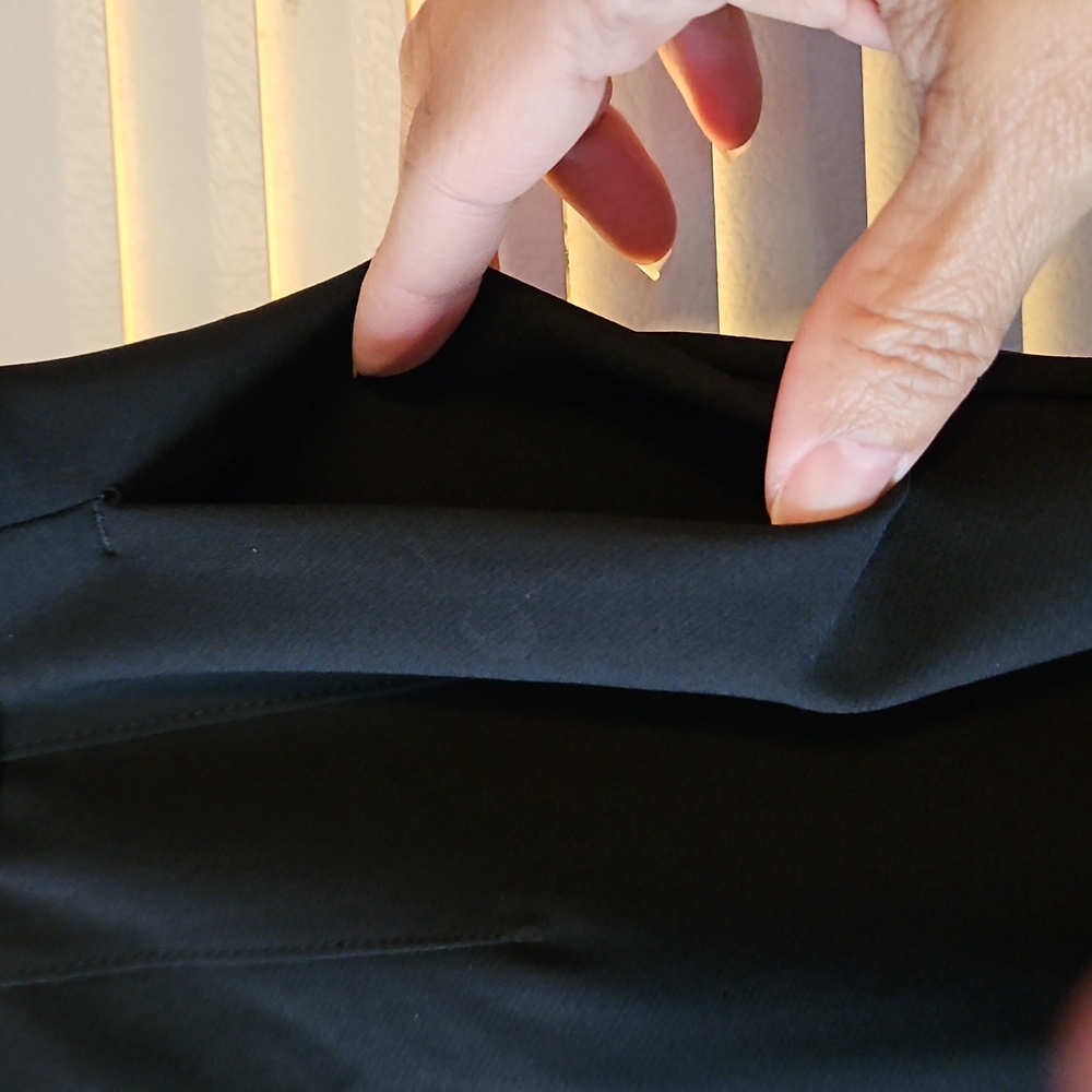 Wide Leg Black Pants - Picture 3 of 4
